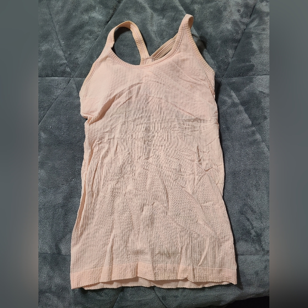 Tan/pink Lululemon Top